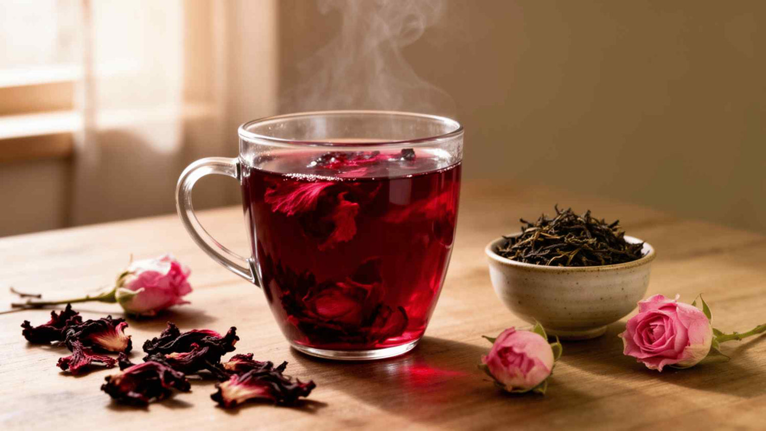 Hibiscus Rose Tea: Benefits, Uses & Skin Wellness Guide
