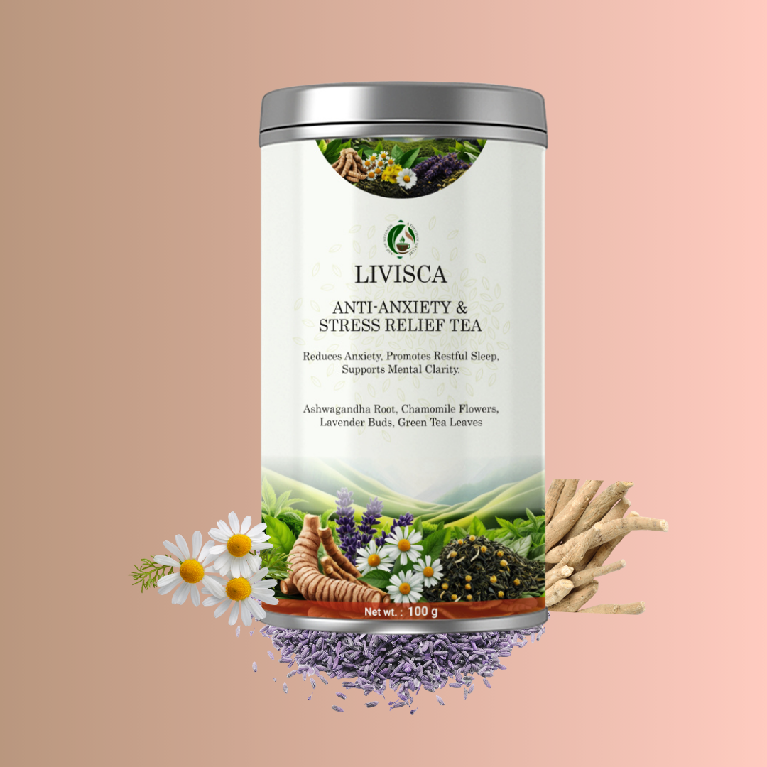 Livisca Anti-Anxiety & Stress Relief Herbal Tea Blend