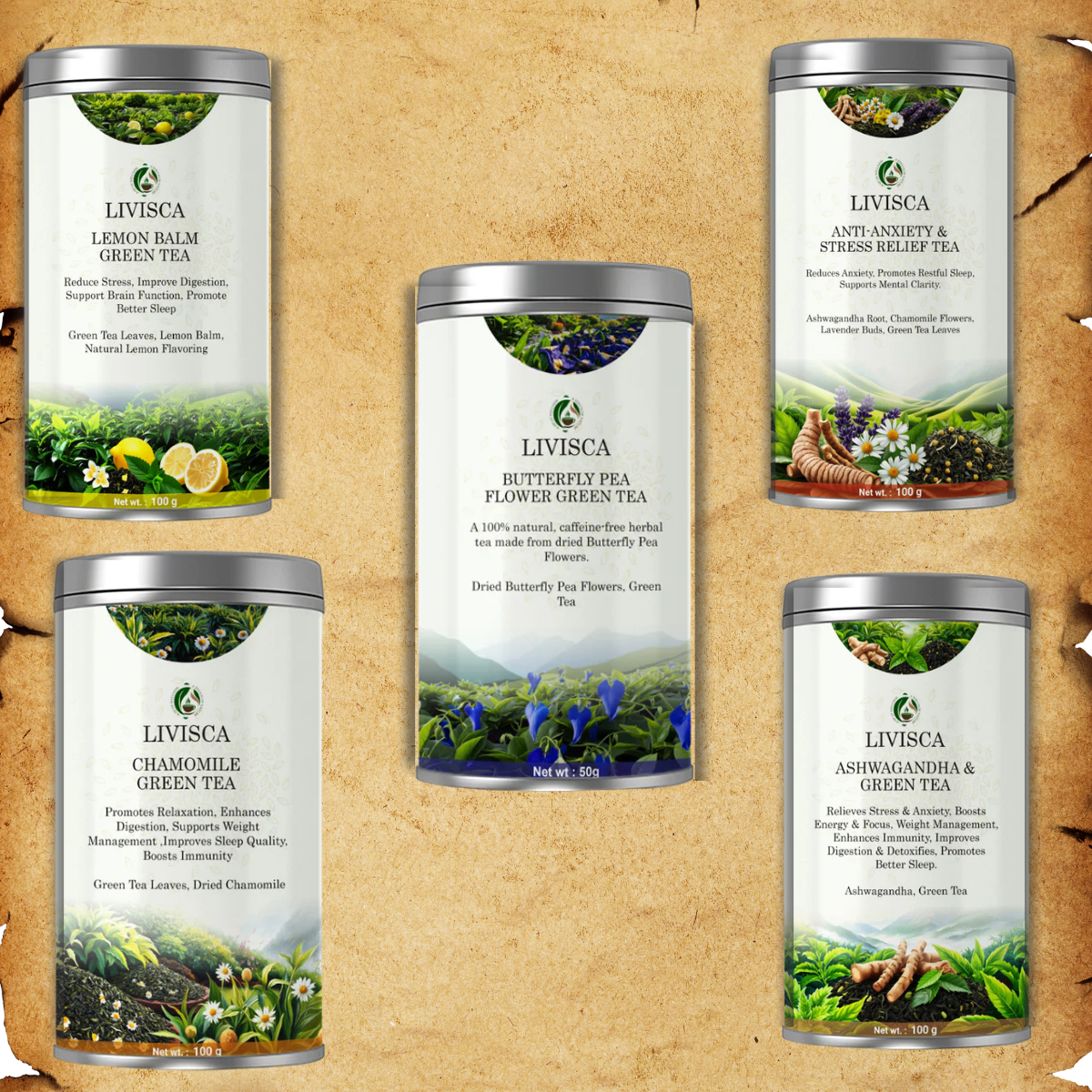 Top 5 Herbal Green Teas for Stress Relief: What Science Says | Livisca