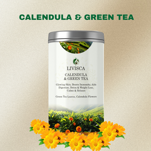 Livisca Calendula & Green Tea – Healing Herbal Wellness Blend