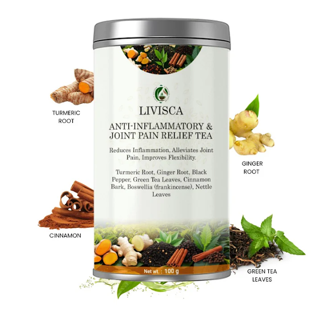 Natural Mobility Support with Livisca Anti-Inflammatory & Joint Pain Relief Tea