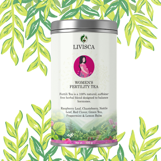 Livisca Women’s Fertility Tea: Natural Herbal Support for Hormonal Balance, Ovulation & Reproductive Health