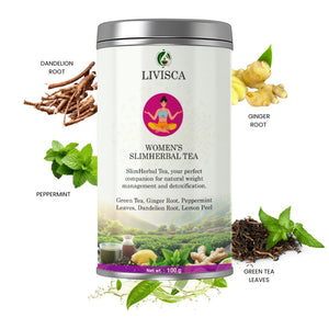 Women’s SlimHerbal Tea by Livisca: A Natural Way to Boost Metabolism, Detox, and Embrace Inner Wellness