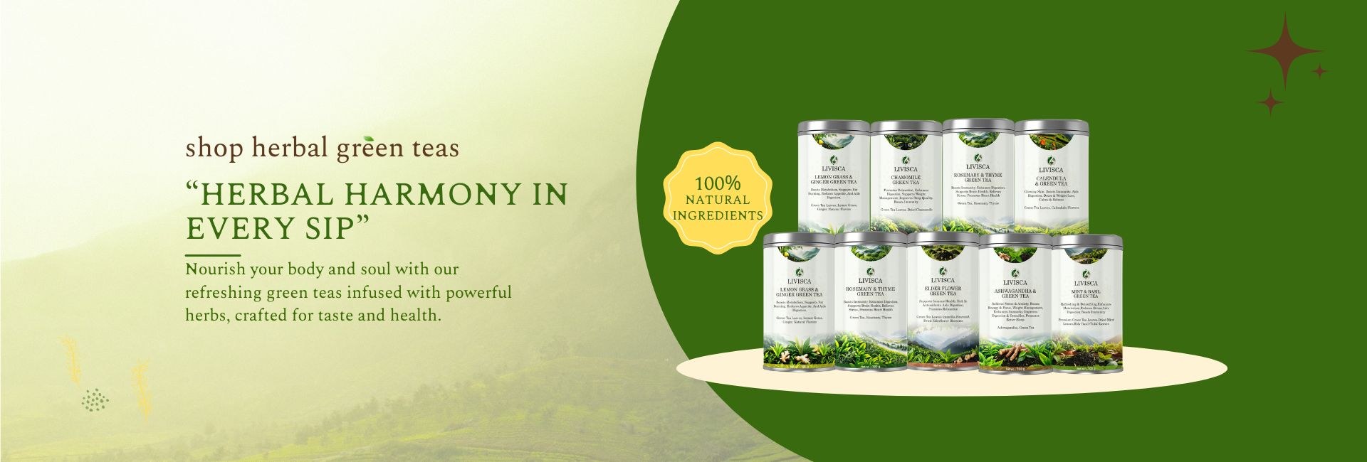 Herbal Infused Green Tea