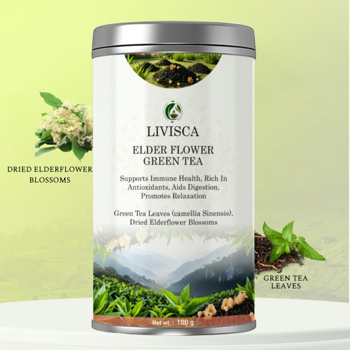 LIVISCA Elder Flower Green Tea 