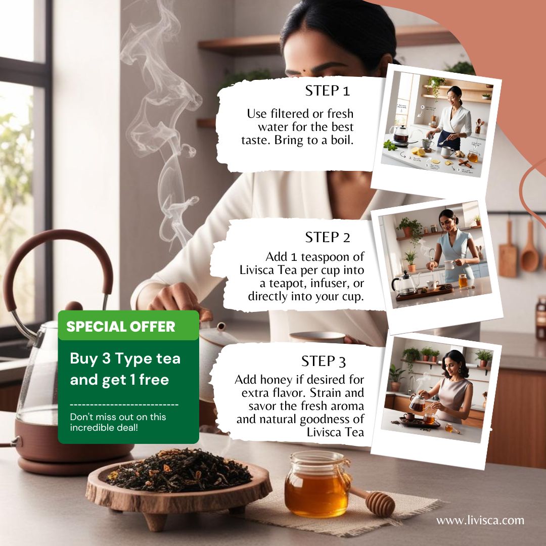 LIVISCA Rosemary & Thyme Green Tea 