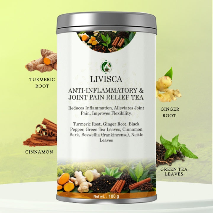 LIVISCA anti-inflammatory and joint pain relief tea 