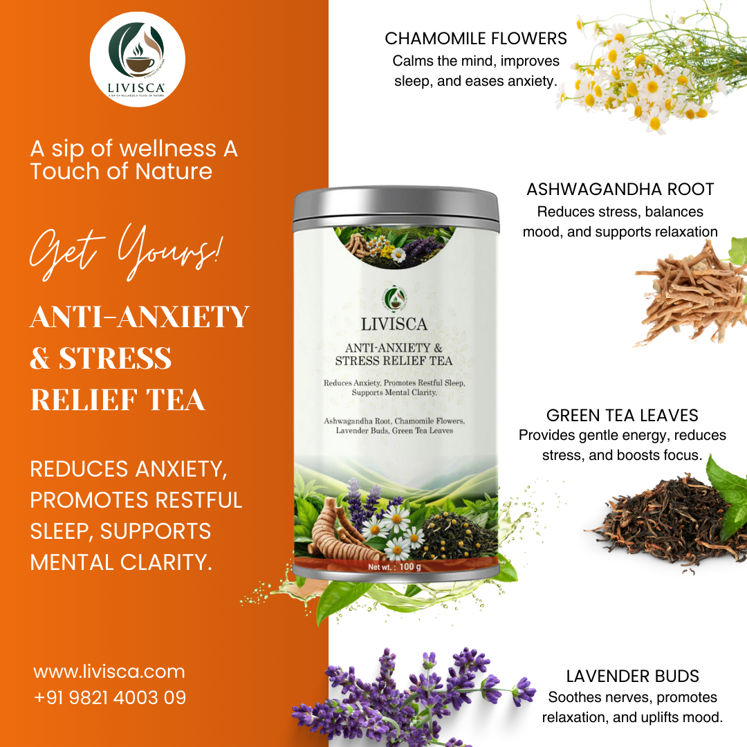 LIVISCA anti-anxiety and stress relief tea 