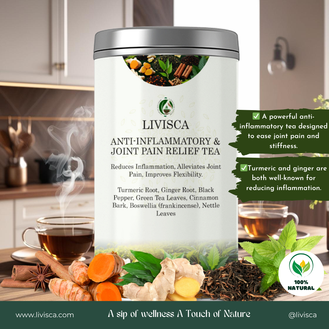 Anti-Inflammatory & Joint Pain Relief Tea