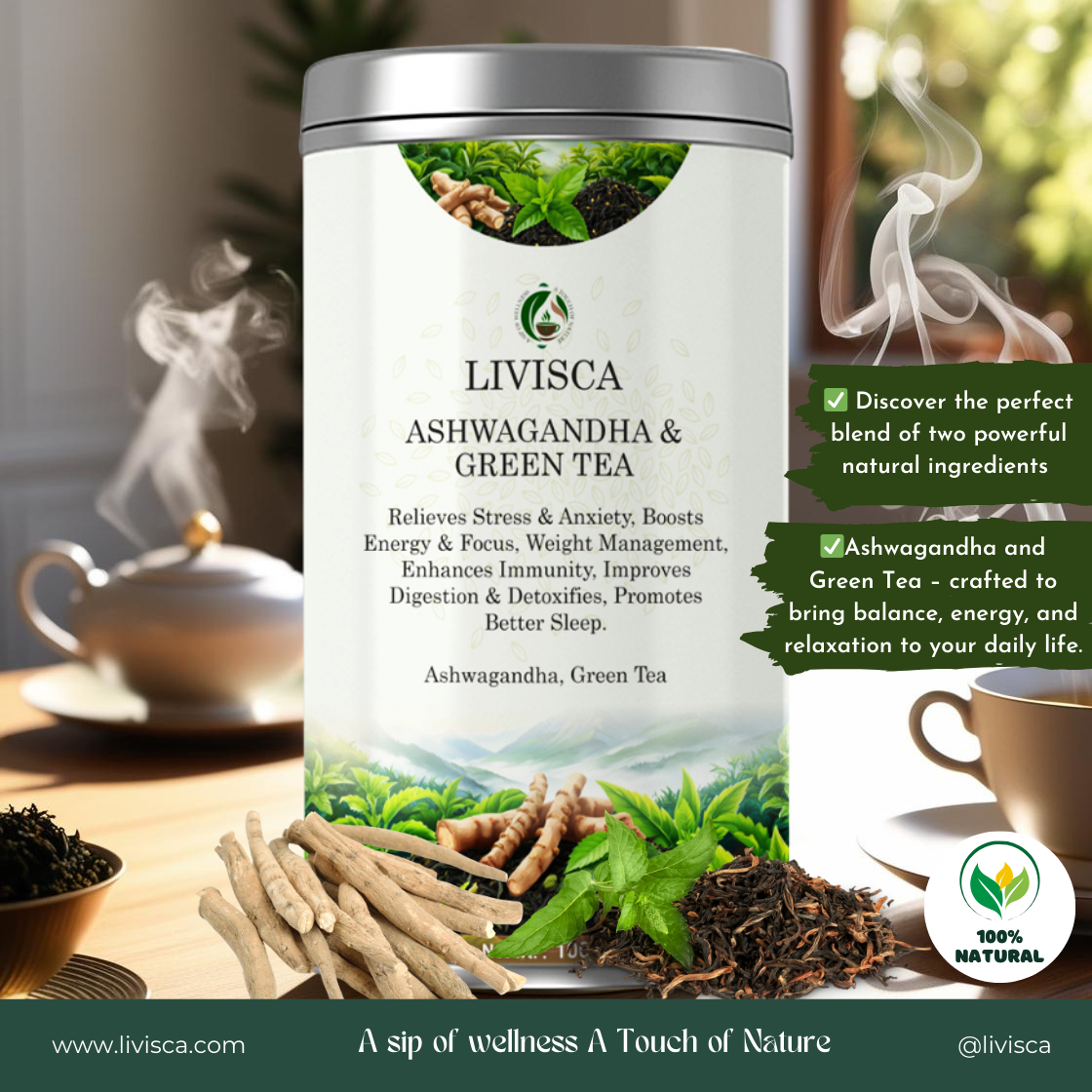 Ashwagandha & Green Tea