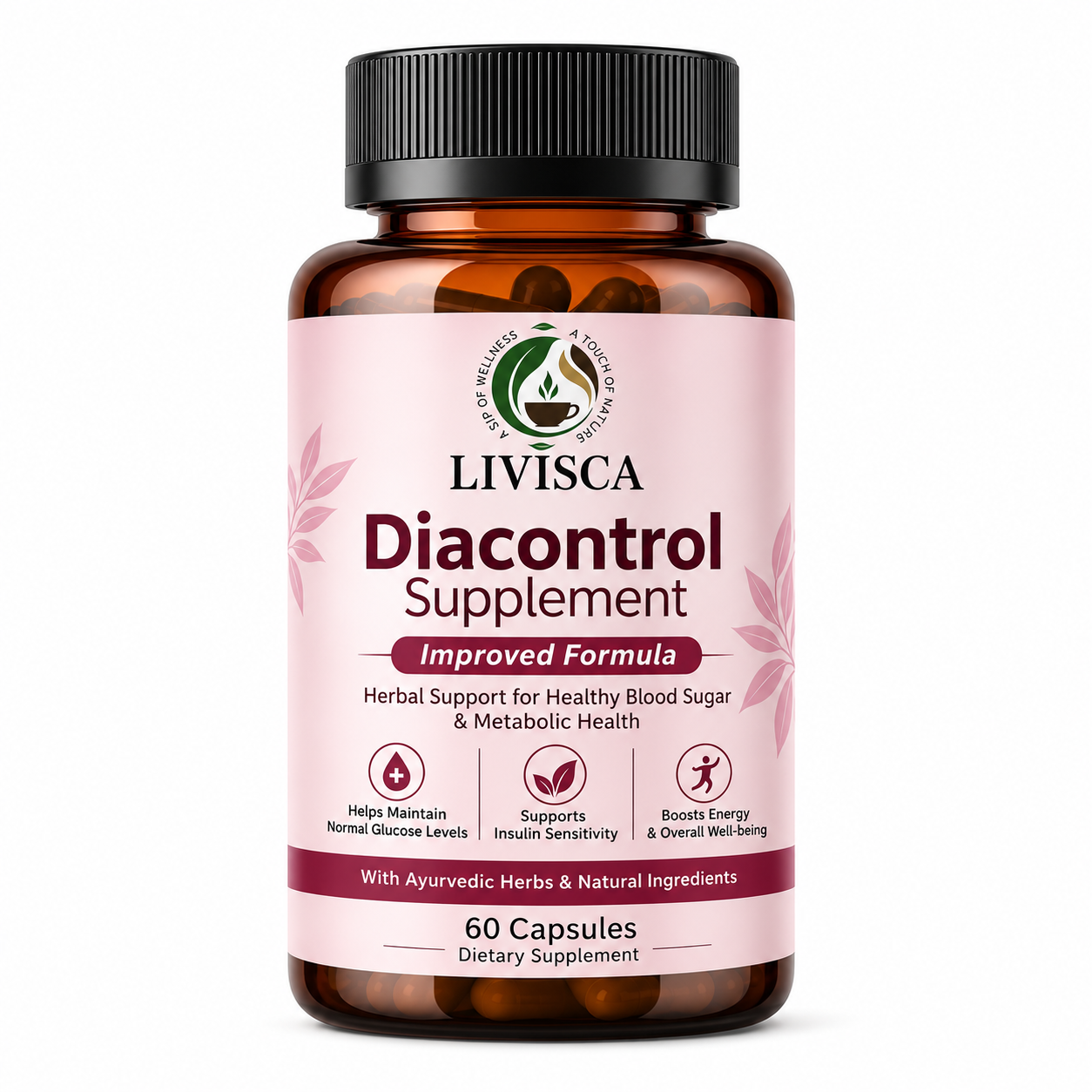 Diacontrol Supplement – Improved Formula (60 Veg Capsules)