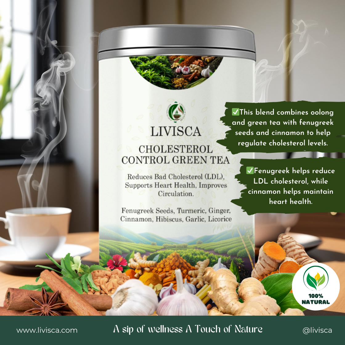 Cholesterol Management Tea