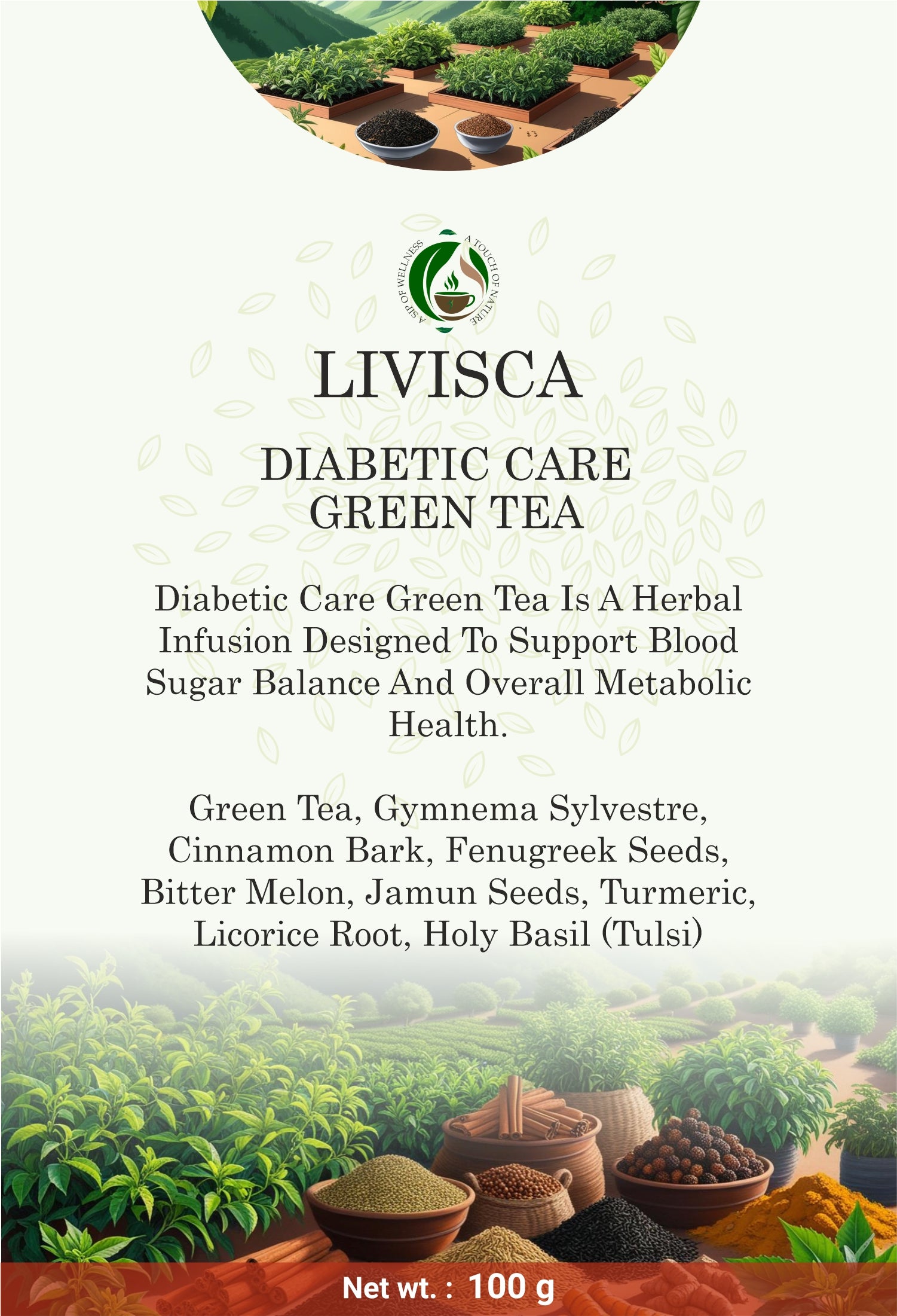 LIVISCA Diabetic Care Green Tea 