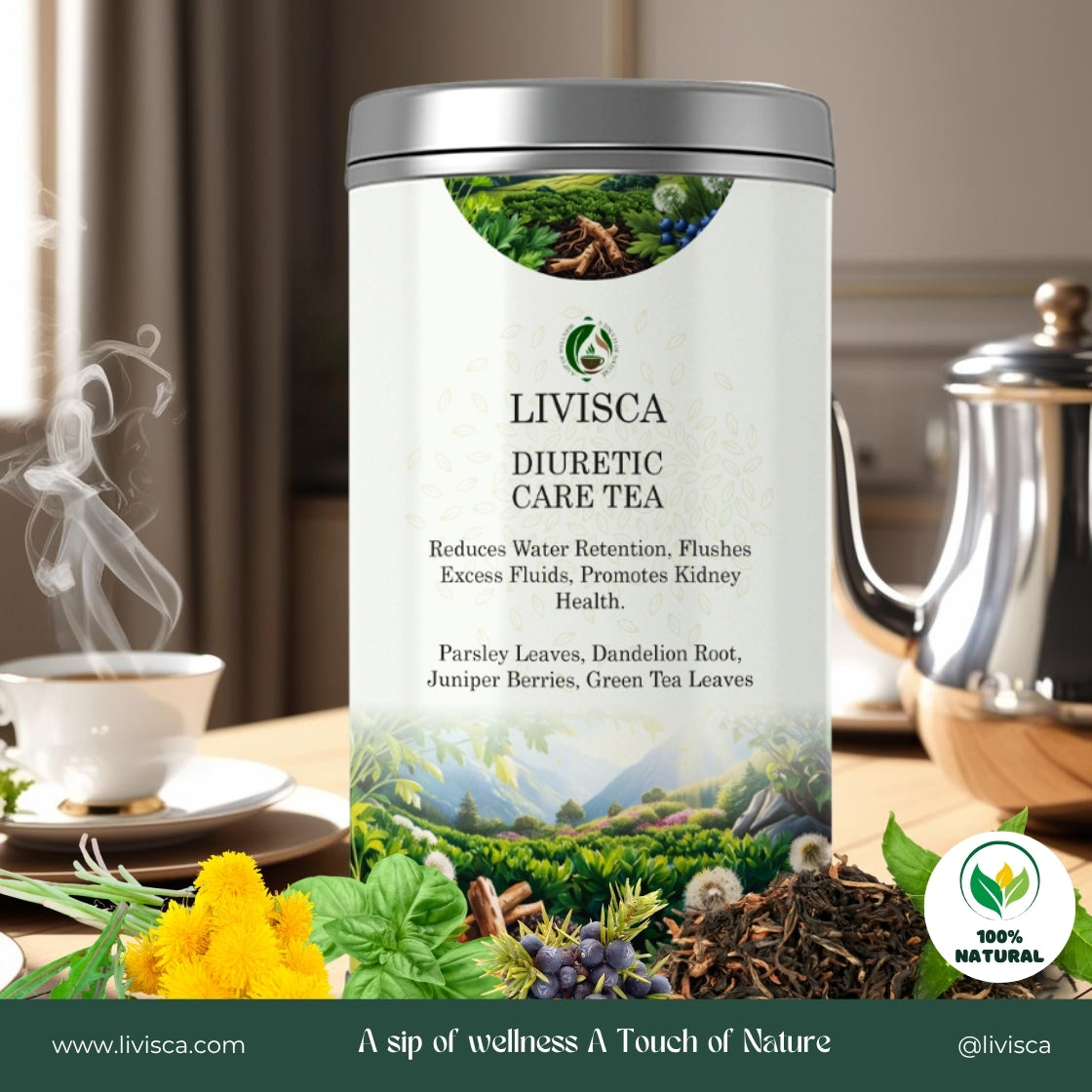 LIVISCA Diuretic Care Tea 
