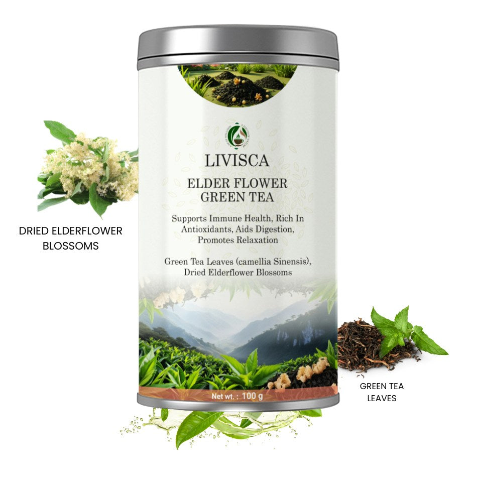 LIVISCA Elder Flower Green Tea 