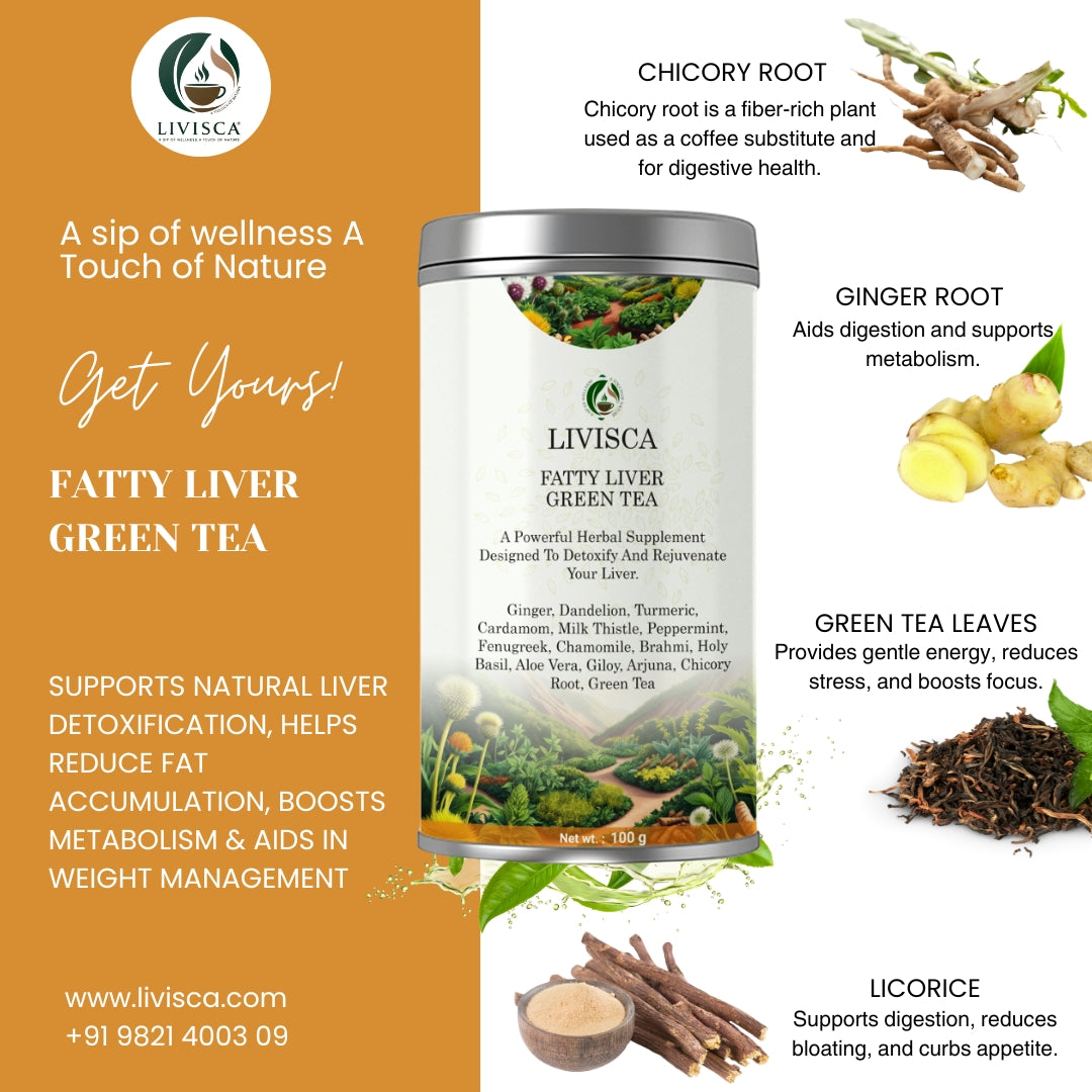 LIVISCA fatty liver green tea 