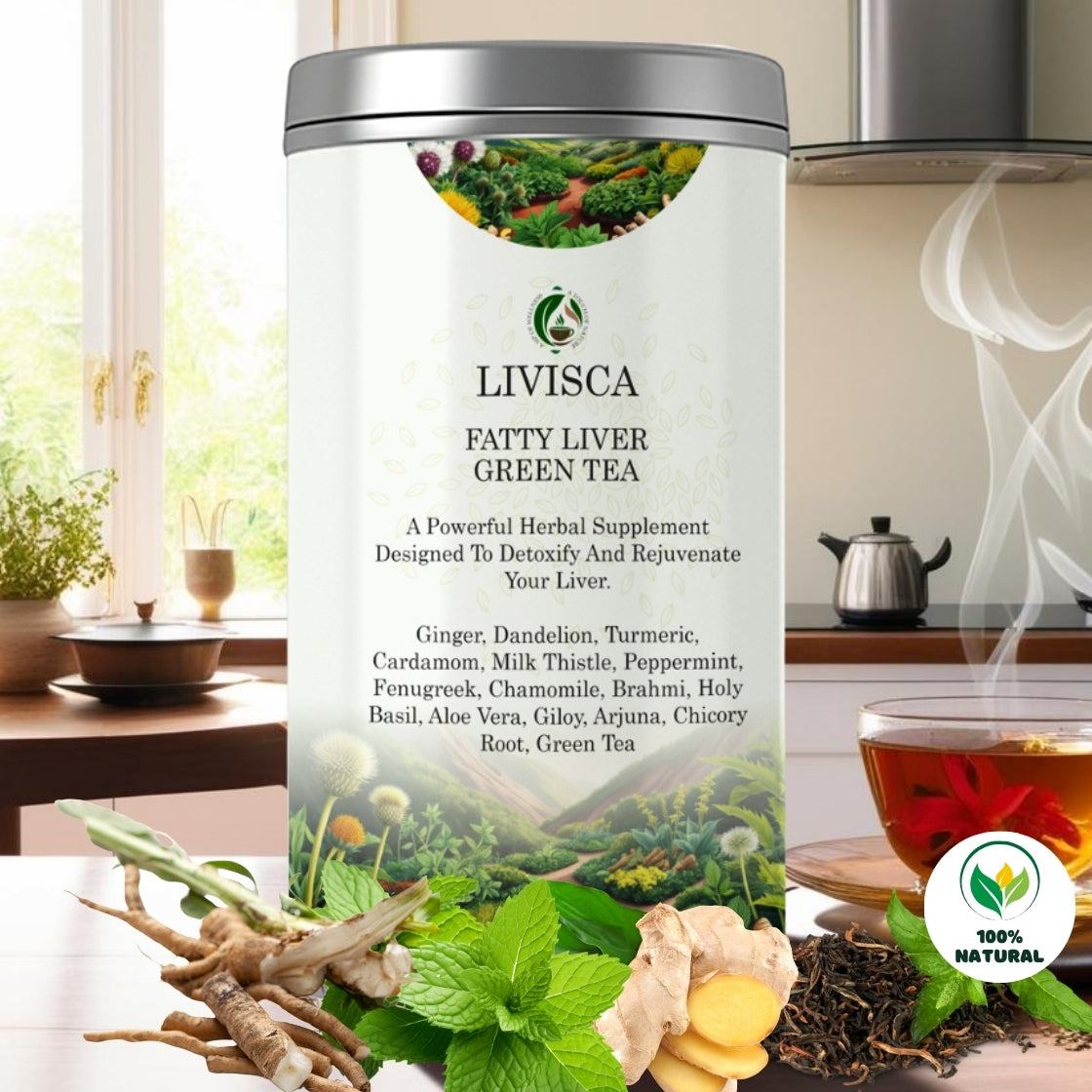 LIVISCA fatty liver green tea 
