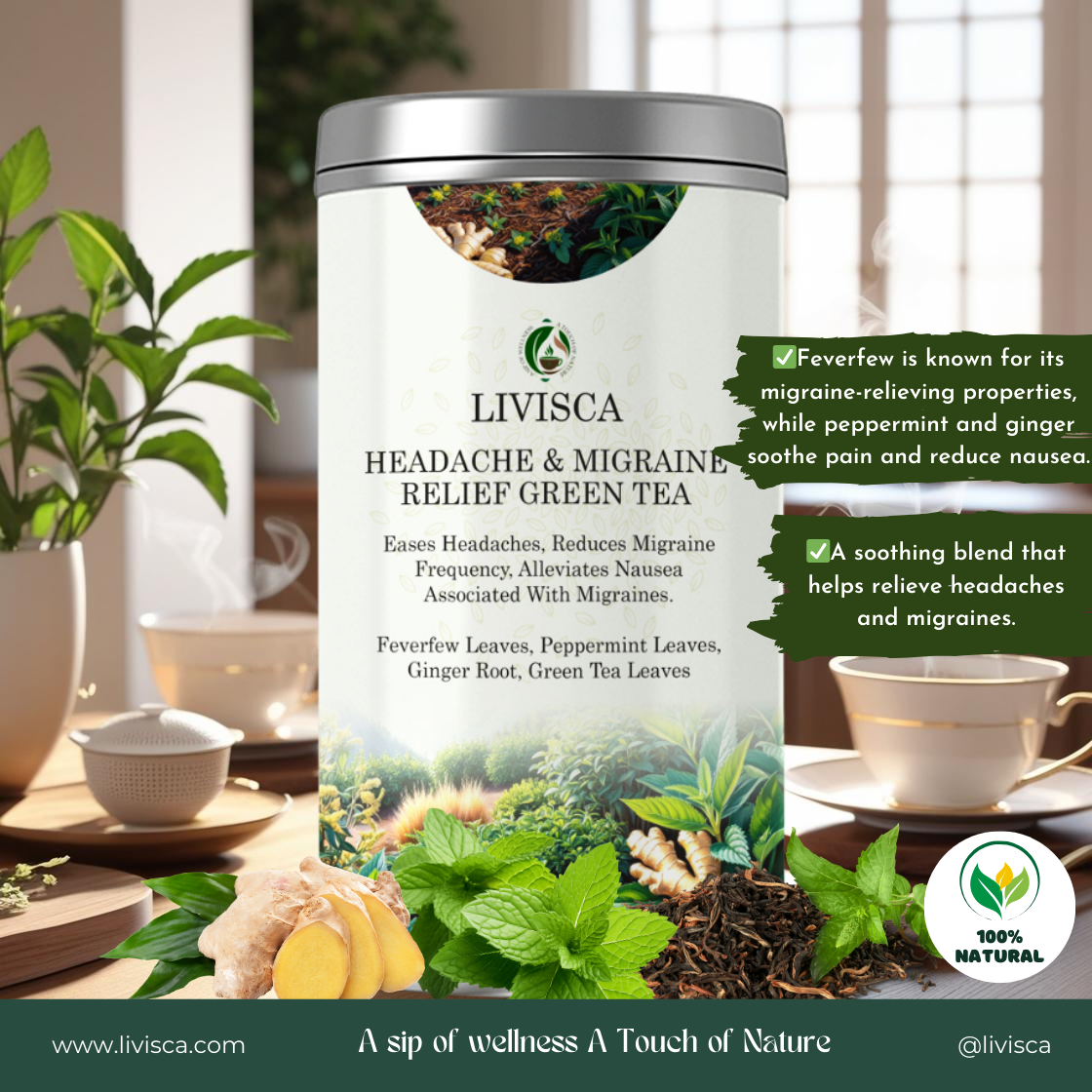 Headache & Migraine Relief Tea