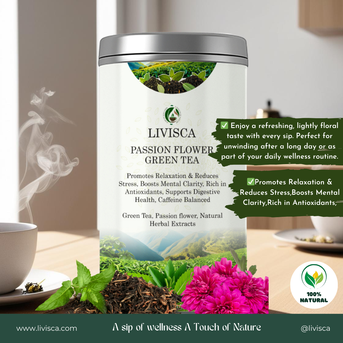 Passionflower Green Tea