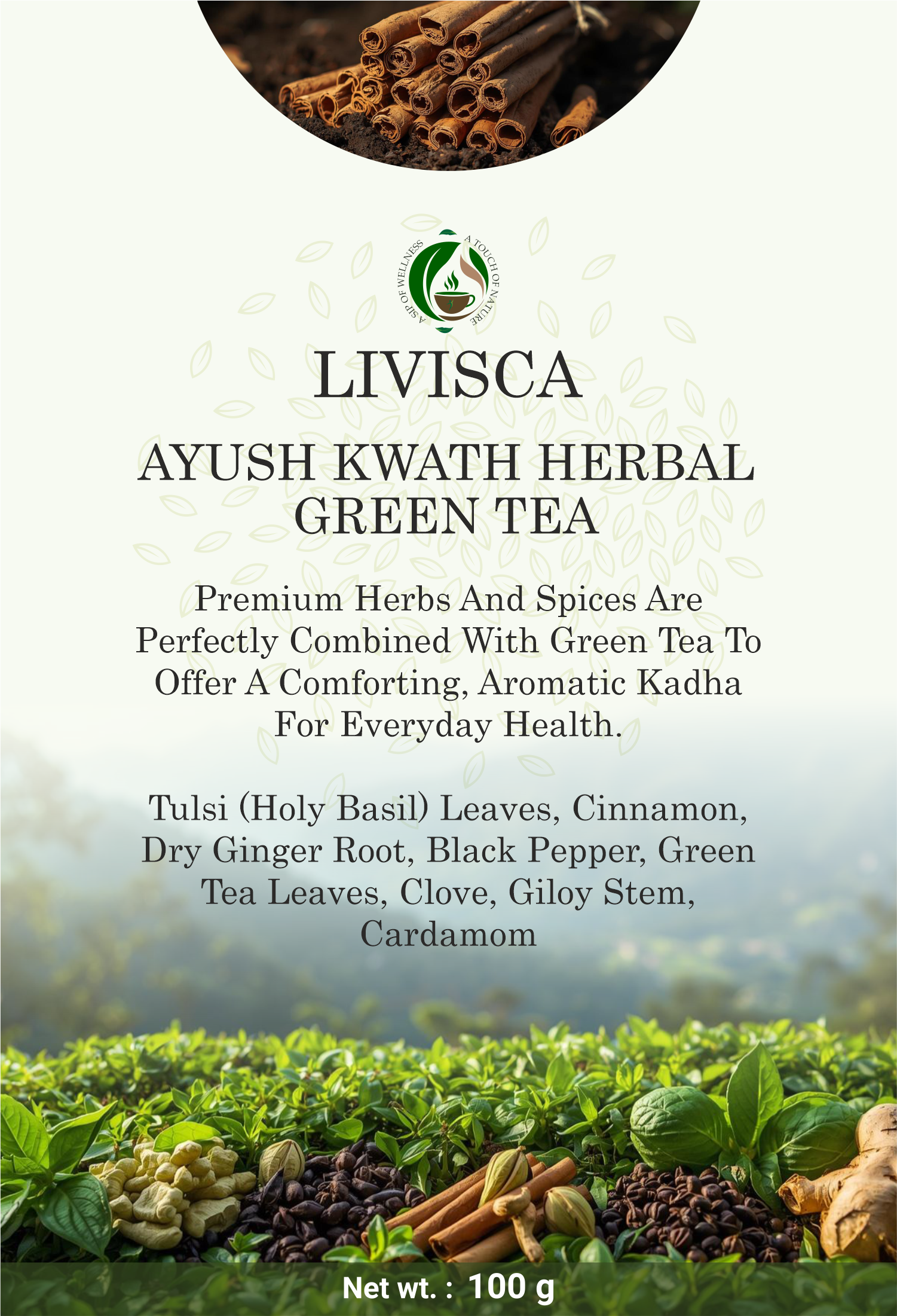 Ayush Kwath Herbal Green Tea