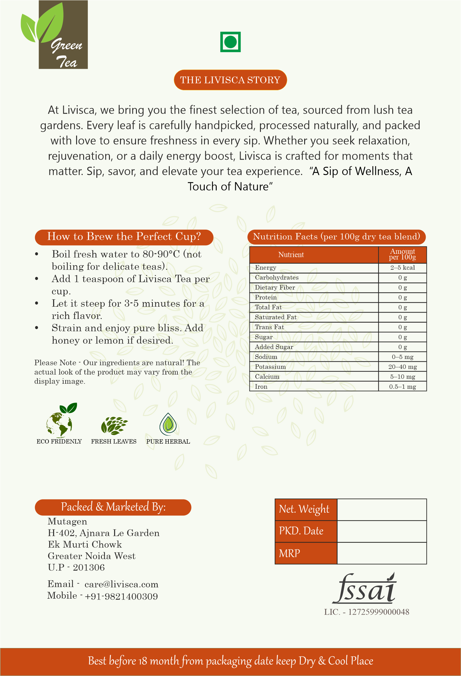 Uric Acid Care Herbal Tea