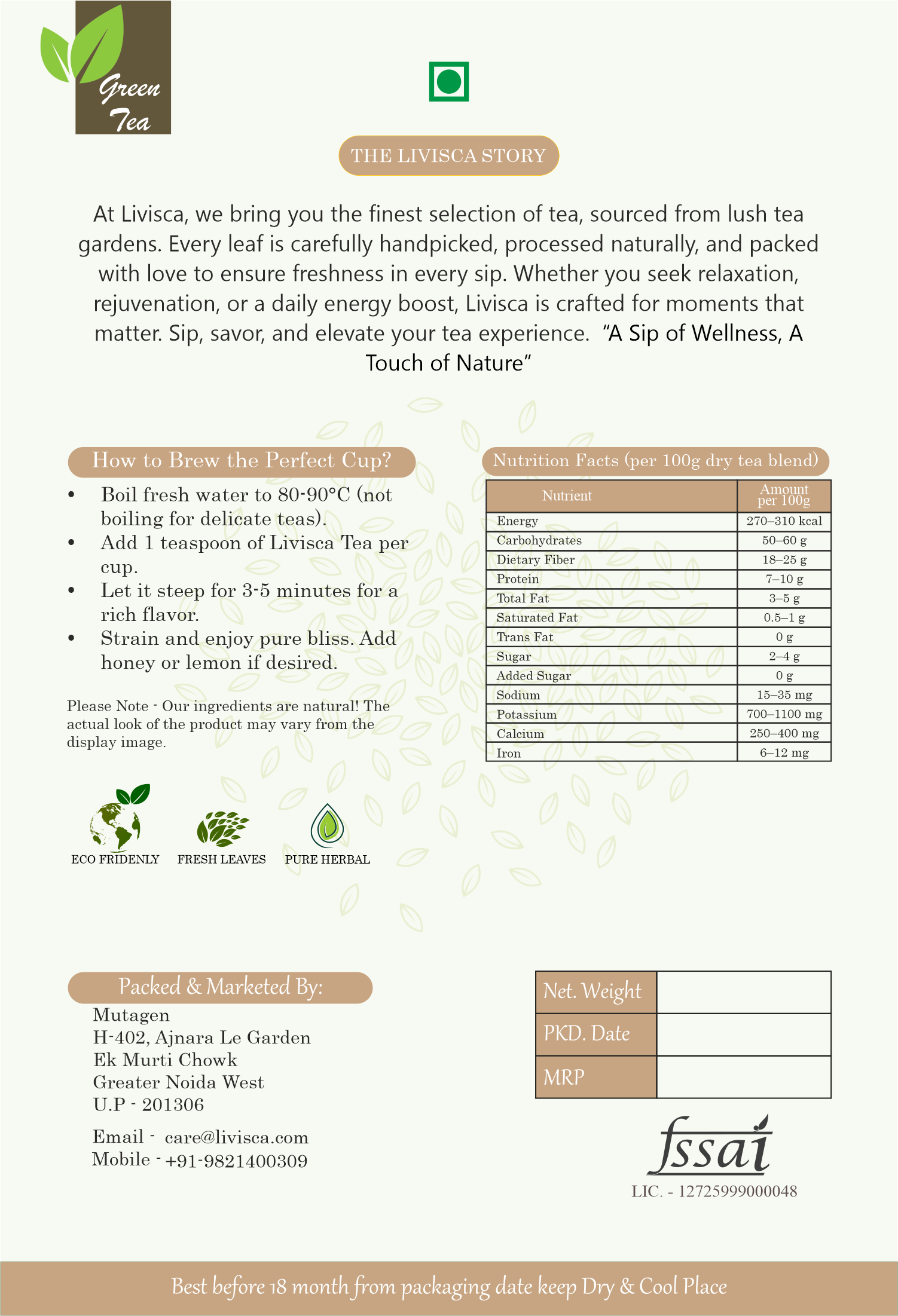 Gut Cleanse & Bloating Relief Tea