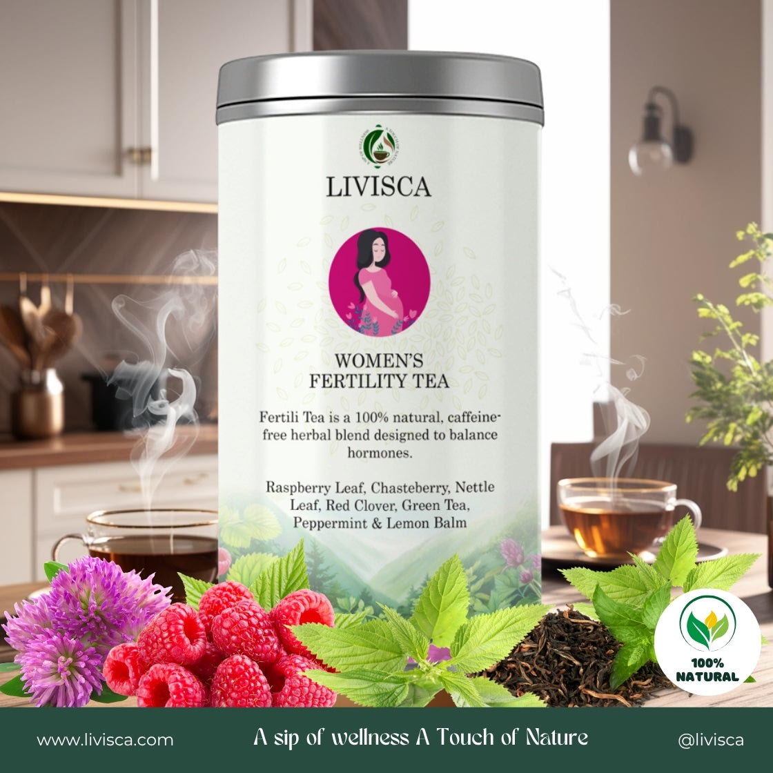 LIVISCA Women's Fertility Tea 