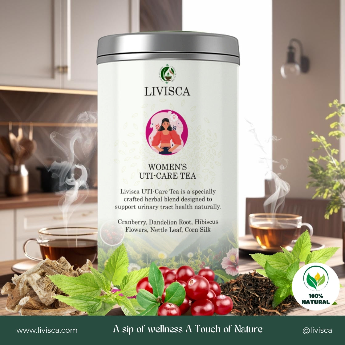 LIVISCA Women's Menopause Ease Tea 