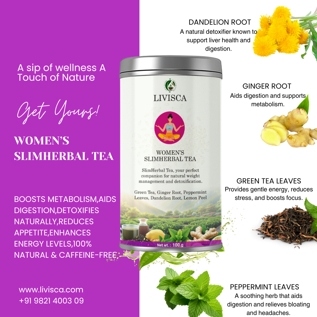 LIVISCA Women's Slim Herbal Tea 