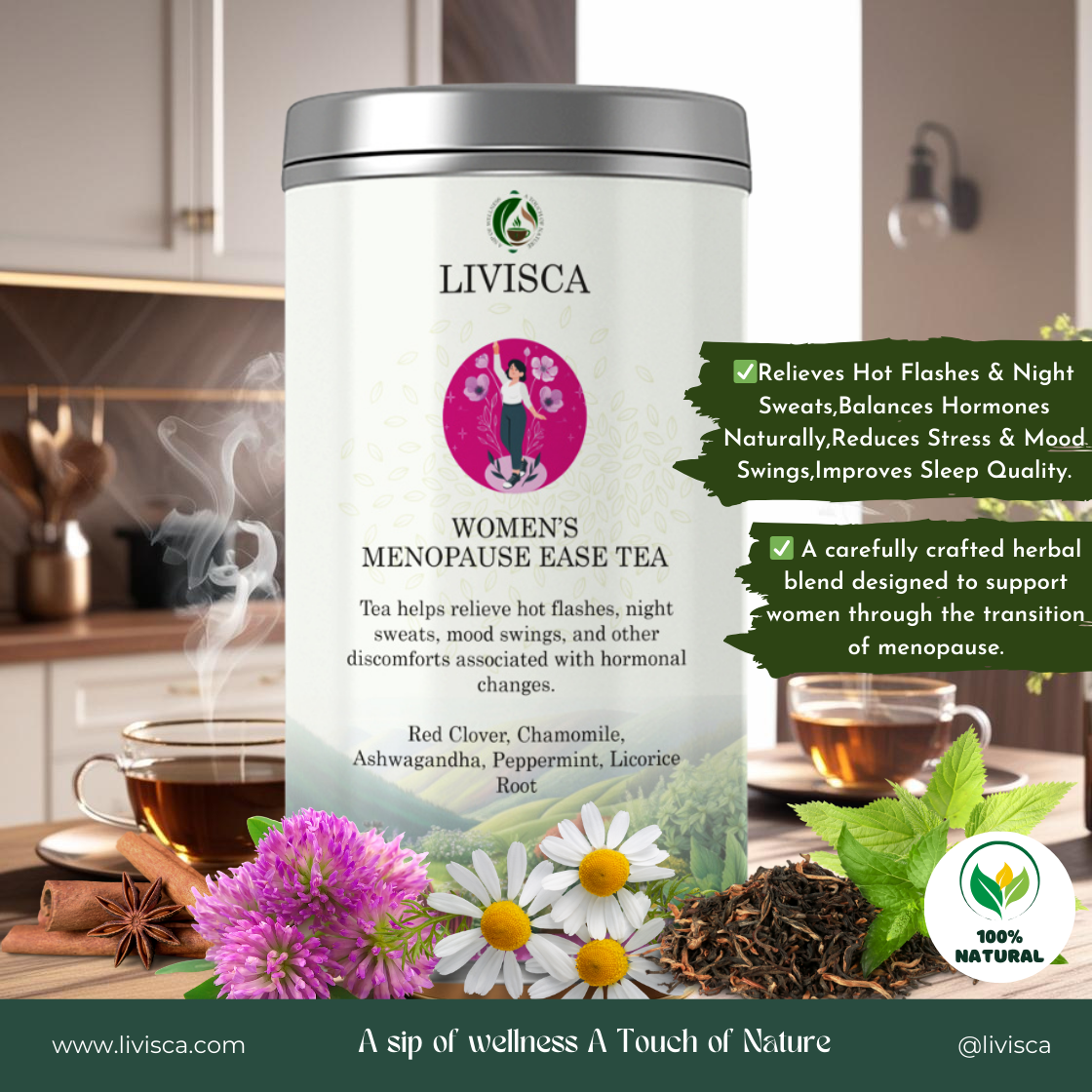 Women's Menopause Ease Green Tea