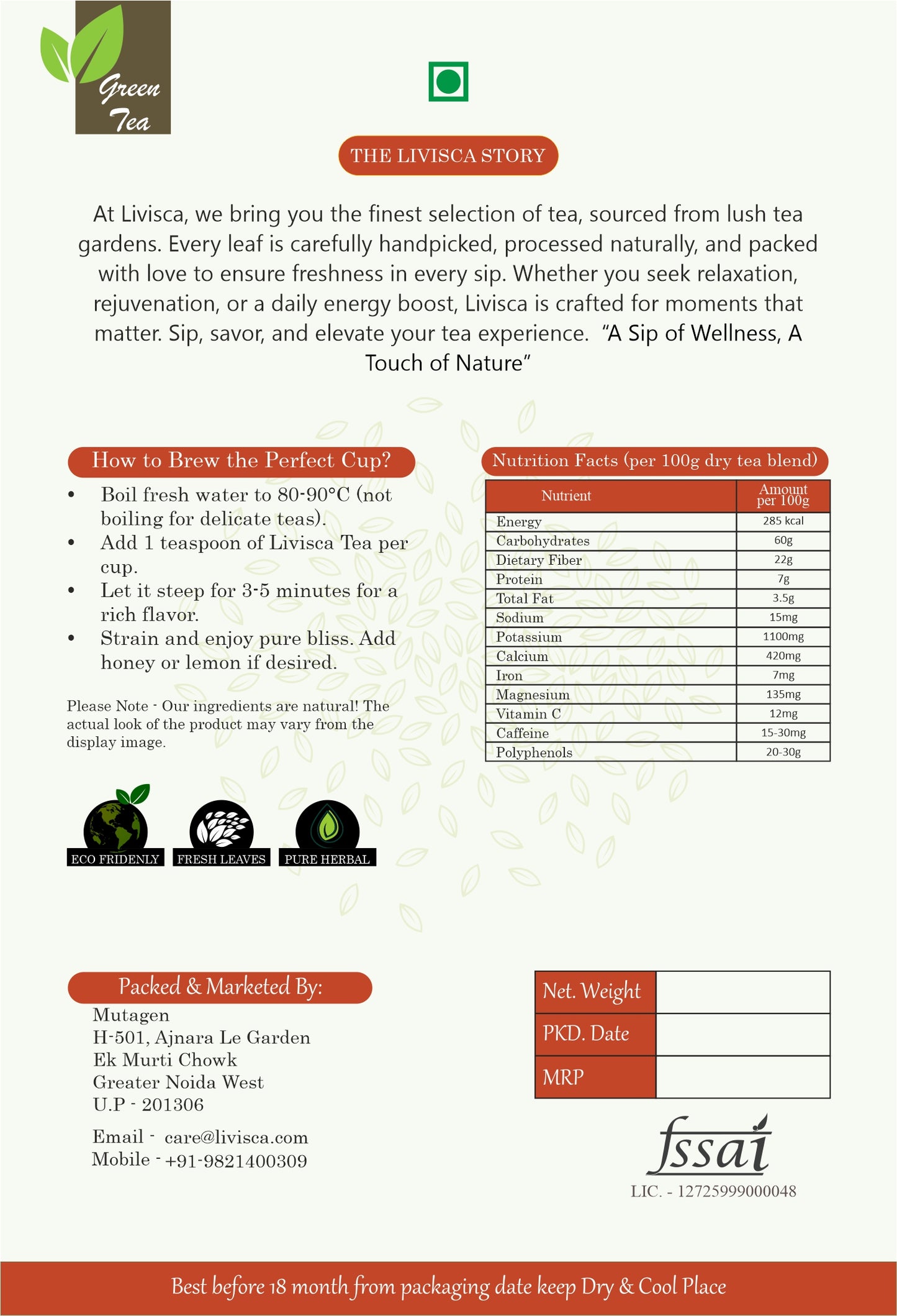 Anti-Anxiety & Stress Relief Tea