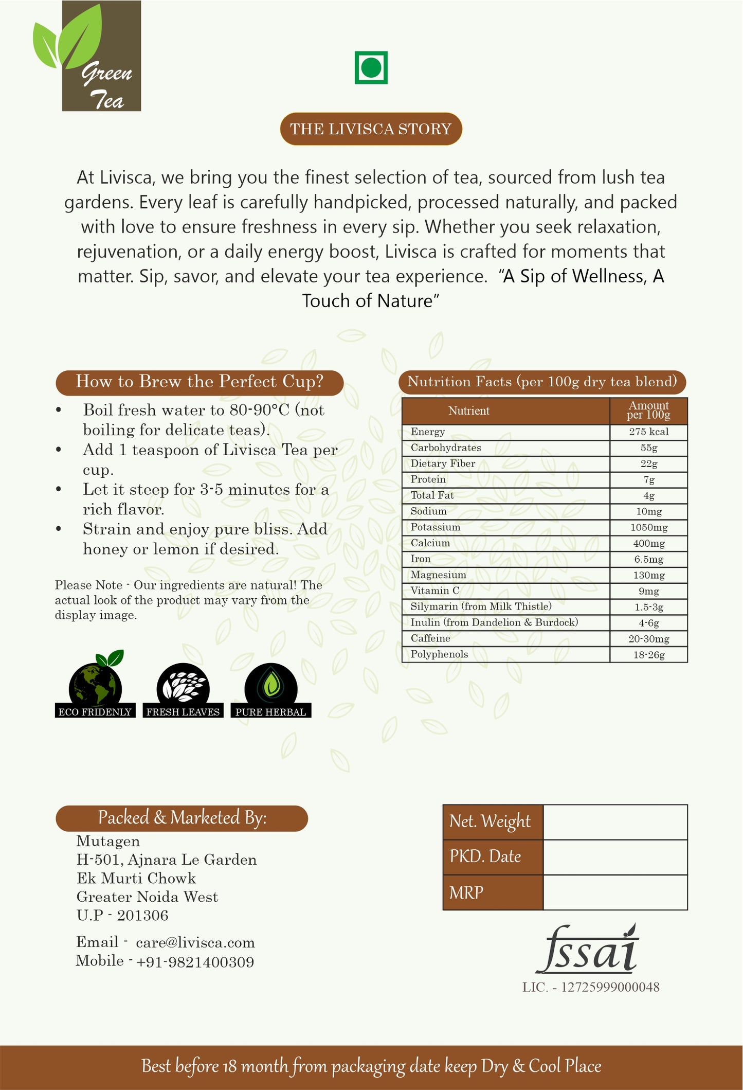 Detox & Liver Health Tea