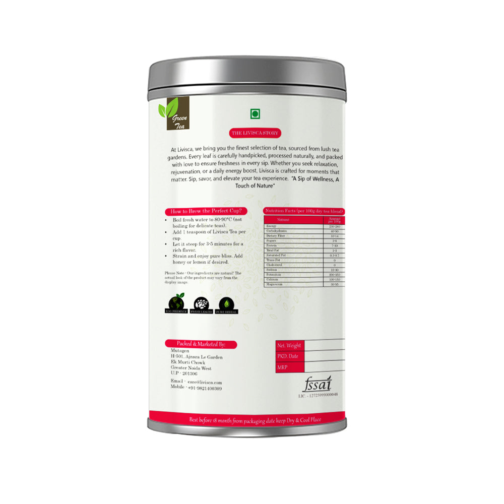 LIVISCA Hibiscus Rose Green Tea 