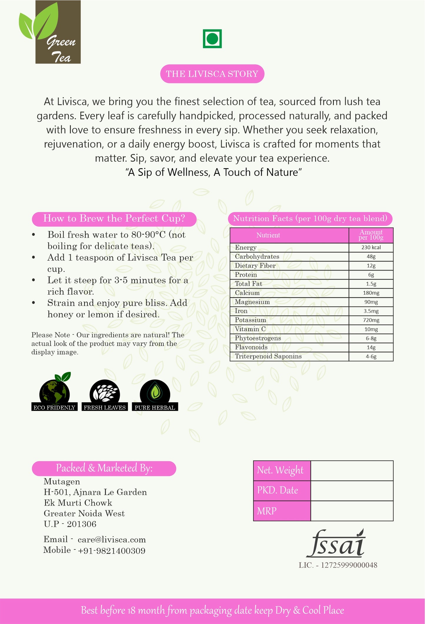 Women MenopauseEase Tea