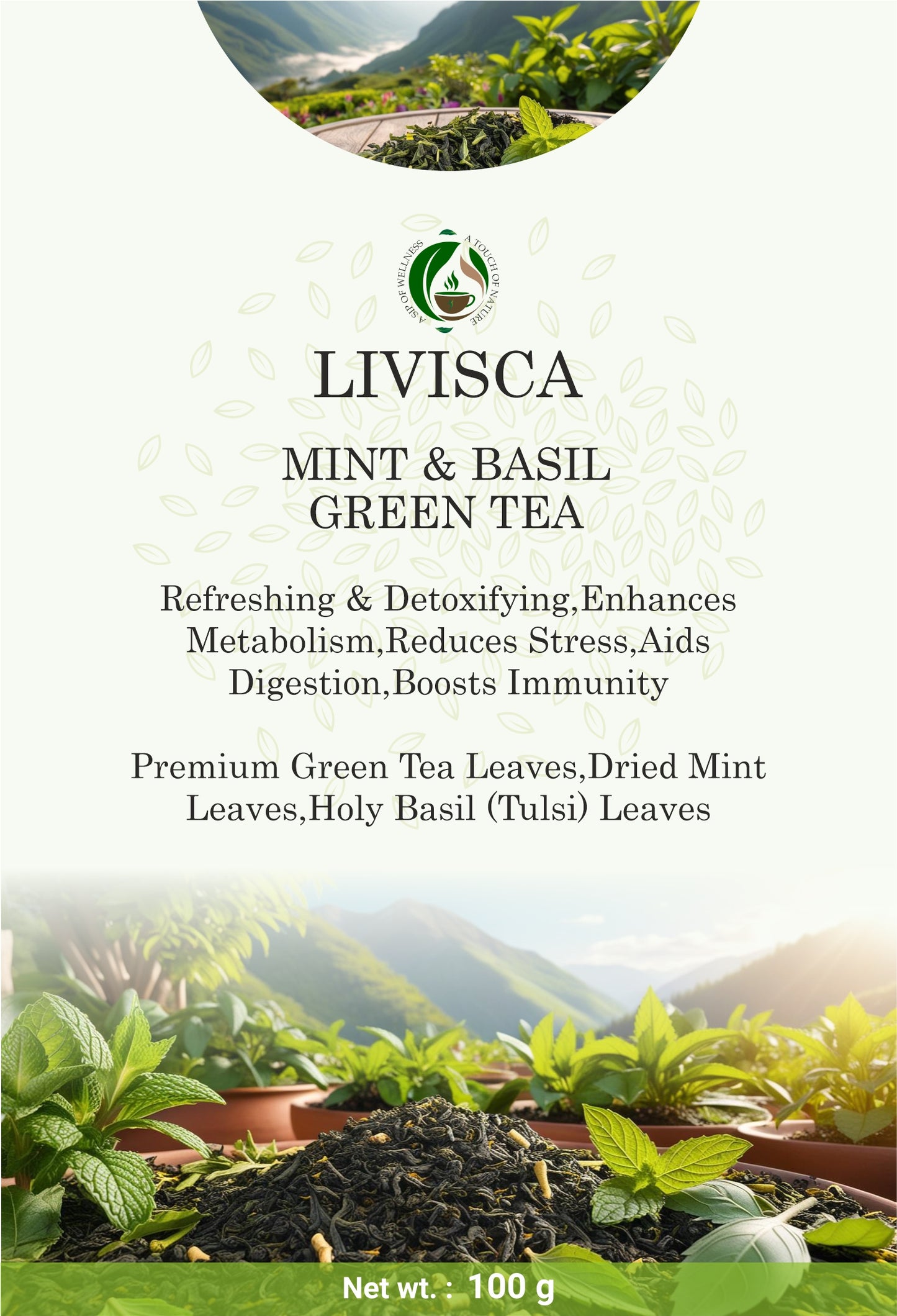 Mint & Basil Green Tea