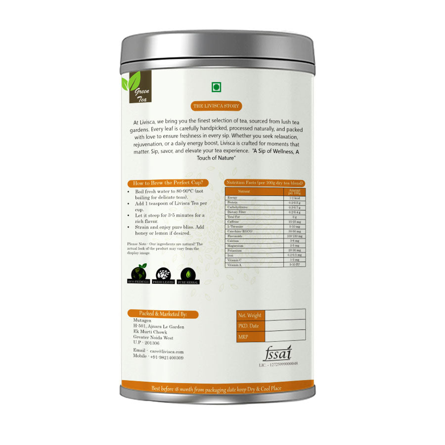 LIVISCA Chamomile Green Tea 