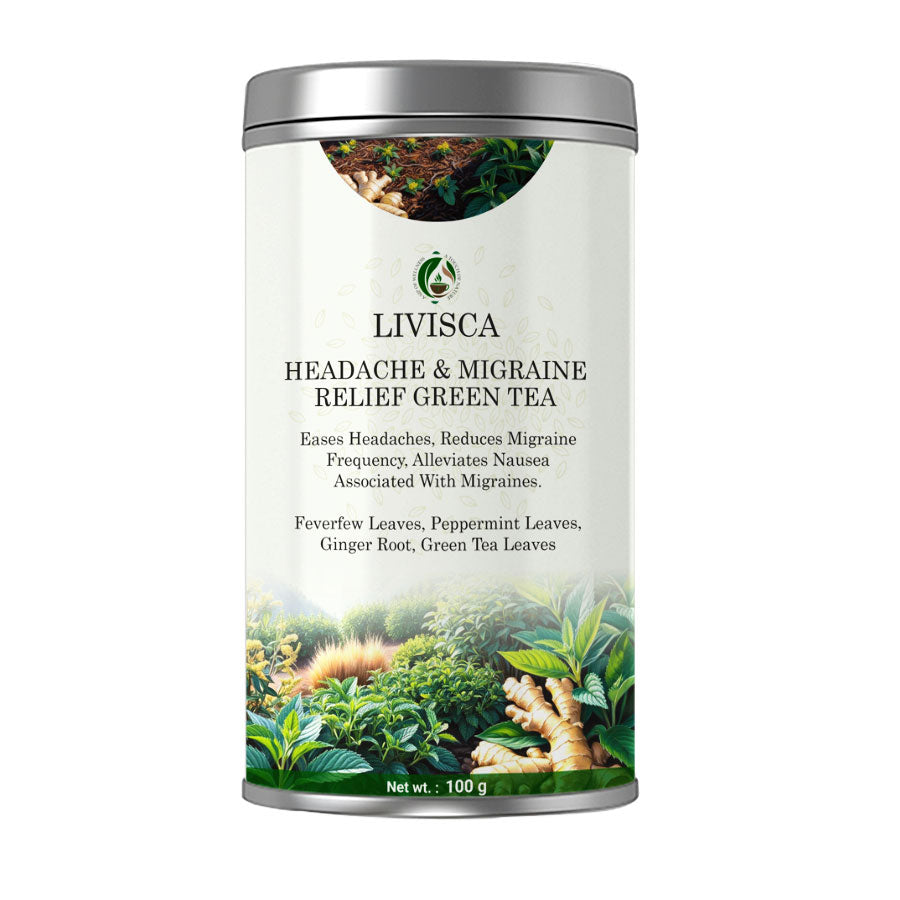 LIVISCA headache and migraine relief green tea