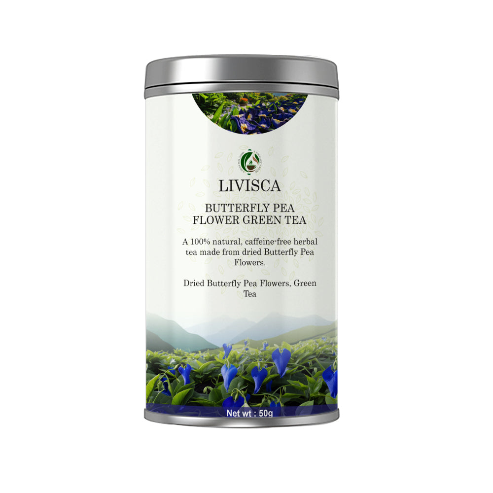 LIVISCA Butterfly Pea Flower Green Tea 